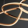 Karolina Elegant Looped Rings Pendant Lamps-ring-closeup