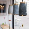 Kinsor Wood Cement Perfect Combi Pendant Lamp-cafe-lightings