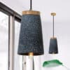 Kinsor Wood Cement Perfect Combi Pendant Lamp-sand black
