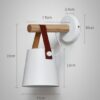 Labeanin Leather Strap Wall Lamp-dimensions