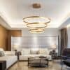 Labuana Ring Hanging Lamp-living-room-gold