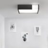 MALTE Maze of Light Ceiling Lamp-black-simple-style