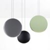 Matchona Round Moonstone Pendant Lamps-3 lamps Combination