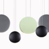 Matchona Round Moonstone Pendant Lamps-Colors