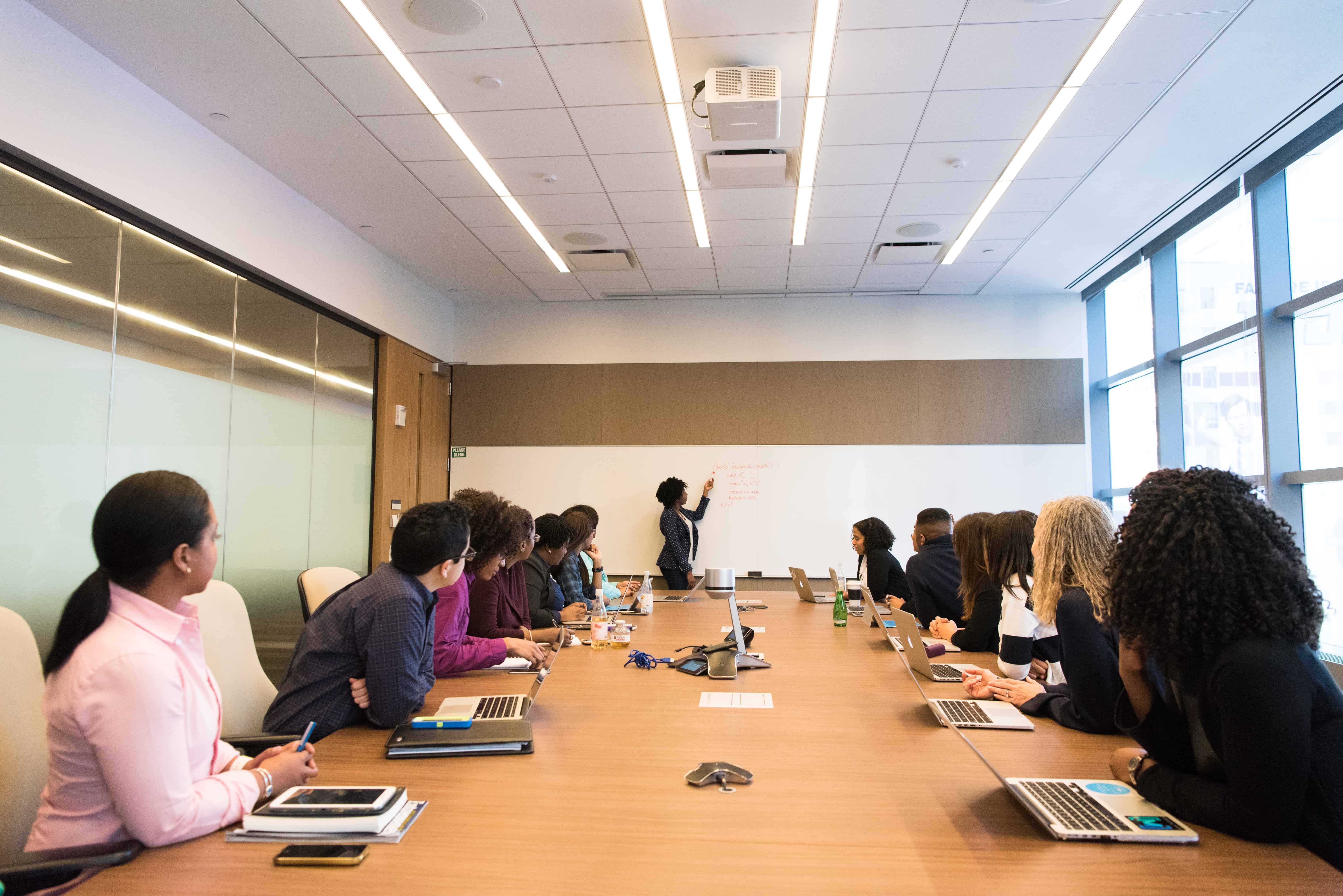 Minimize The Glare for conference room lights