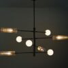 Monroe Class with Glass Mixed Shades Hanging Lamp-8-head model