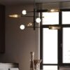 Monroe Class with Glass Mixed Shades Hanging Lamp-dinnig-area-lamp