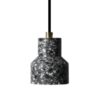 Olsen Class of Chic Terazzo Pendant Lamp-Black