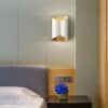 Origoto Folded Sleeve Wall Lamp-white-bedside