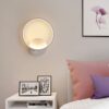 Preben Round Ring Wall Lamp-bedside lamp-white