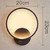 Preben Round Ring Wall Lamp-small-dimensions
