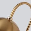 Ragnoku Yellow Copper Round Globe Wall Lamp-rod-closeup