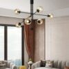 Railighon Sticks and Balls Hanging Lamp-6 head-Living room