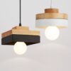 Ranusa Nordic Wood-top Pendant Lamp