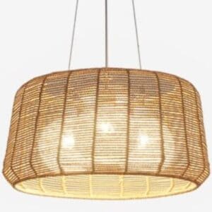 Rattatra Rattan Shade Pendant Lamp