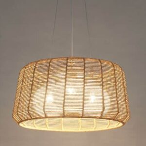 Rattatra Rattan Shade Pendant Lamp - Large