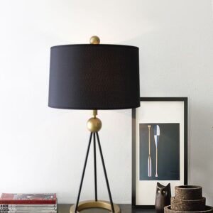 Ringocle Scandinavian Metal Fabric Table Lamp