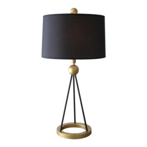 Ringocle Scandinavian Metal Fabric Table Lamp