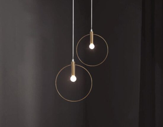 Sibylla Round Ring Pendant Lamp-2 lamps