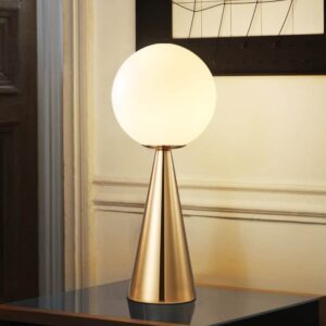 Suedinno Contemporary Glass Metal Luxury Table Lamp
