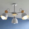 Svendsen Cheese and Biscuits Hanging Lamp - 3 head model, grey