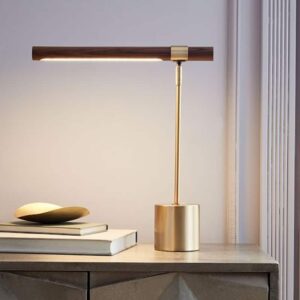 Tiado L-Bone Modern Wood Grain Table Lamp