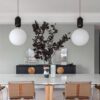 Tiguano Pendant Lamp-black-dining table lamps-black