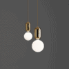 Tiguano Pendant Lamp-gold-hanigng-2 lamps