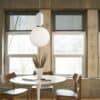 Tiguano Pendant Lamp-white-dining table-white