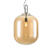 Tinurka Glass Eggs Pendant Lamp - brown-tinted