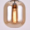 Tinurka Glass Eggs Pendant Lamp - brown tinted glass- closeup