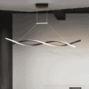 Twenkar Twister Modern Art Pendant Lamp-black