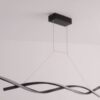 Twenkar Twister Modern Art Pendant Lamp-black-unlit