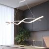 Twenkar Twister Modern Art Pendant Lamp-kitchen lightings-grey