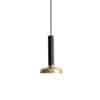 ULRIKA long head plate pendant lamp-black