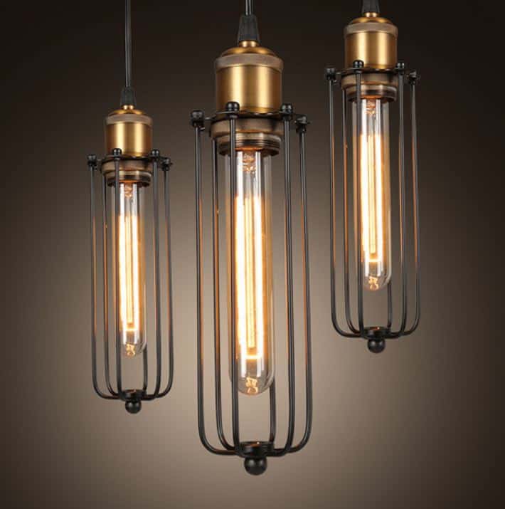 Vindican Long Cage Pendant Lamp