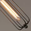 Vindican Long Cage Pendant Lamp-bottom of lamp shade-closeup