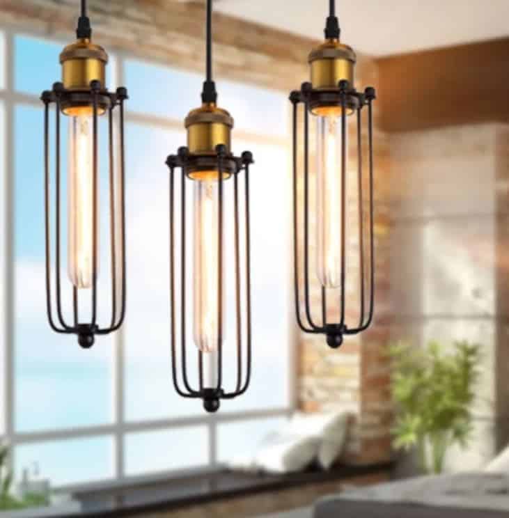 Vindican Long Cage Pendant Lamp