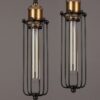 Vindican Long Cage Pendant Lamp-unlit