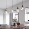 Wataru Glass Pendant Lamp-clear-glass