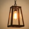 Xilinor Industrial Glass Case Pendant Lamp-the light in the dark