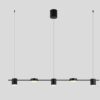 Yaristinn Pods on Sticks Hanging Lamp-5 head model-black