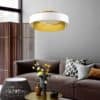 Sindora Slim Drum Pendant Lamp - sofa