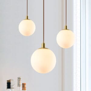 Gasuka Copper Round Globe Pendant Lamp