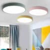 Colourful Slim Round Ceiling Lamp Entrance lights