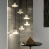 Elegant White Marble Pendant Lamp Minimalist Lightings