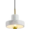 Elegant White Marble Pendant Lamp Minimalist Lights