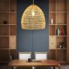 Rattan Dome Pendant Lamp Hotel lights