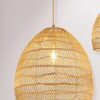 Rattan Dome Pendant Lamp Restaurant lights