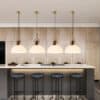 Top Glass Shade Pendant Lamp Kitchen Island lights